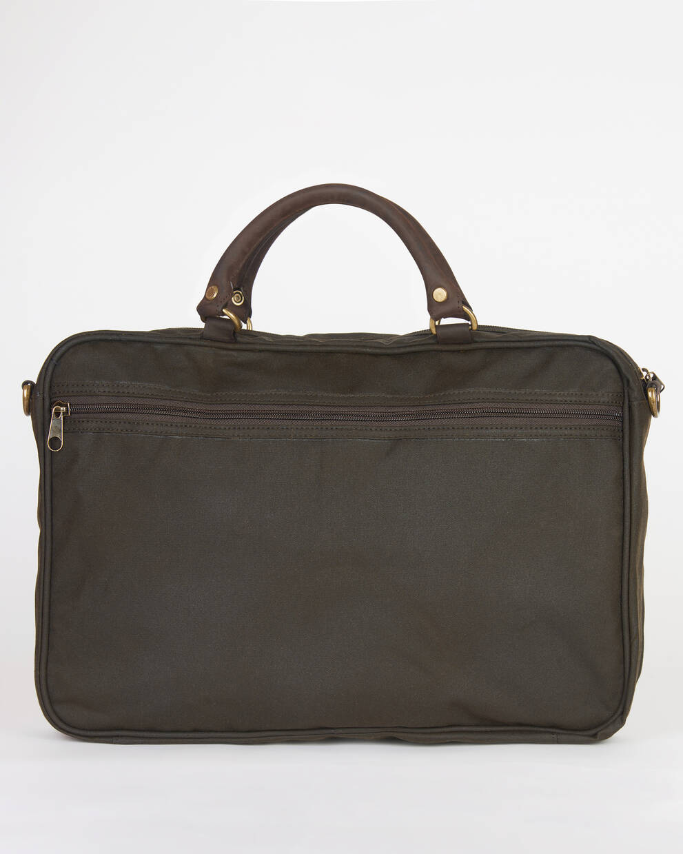 Waxed Leather Briefcase