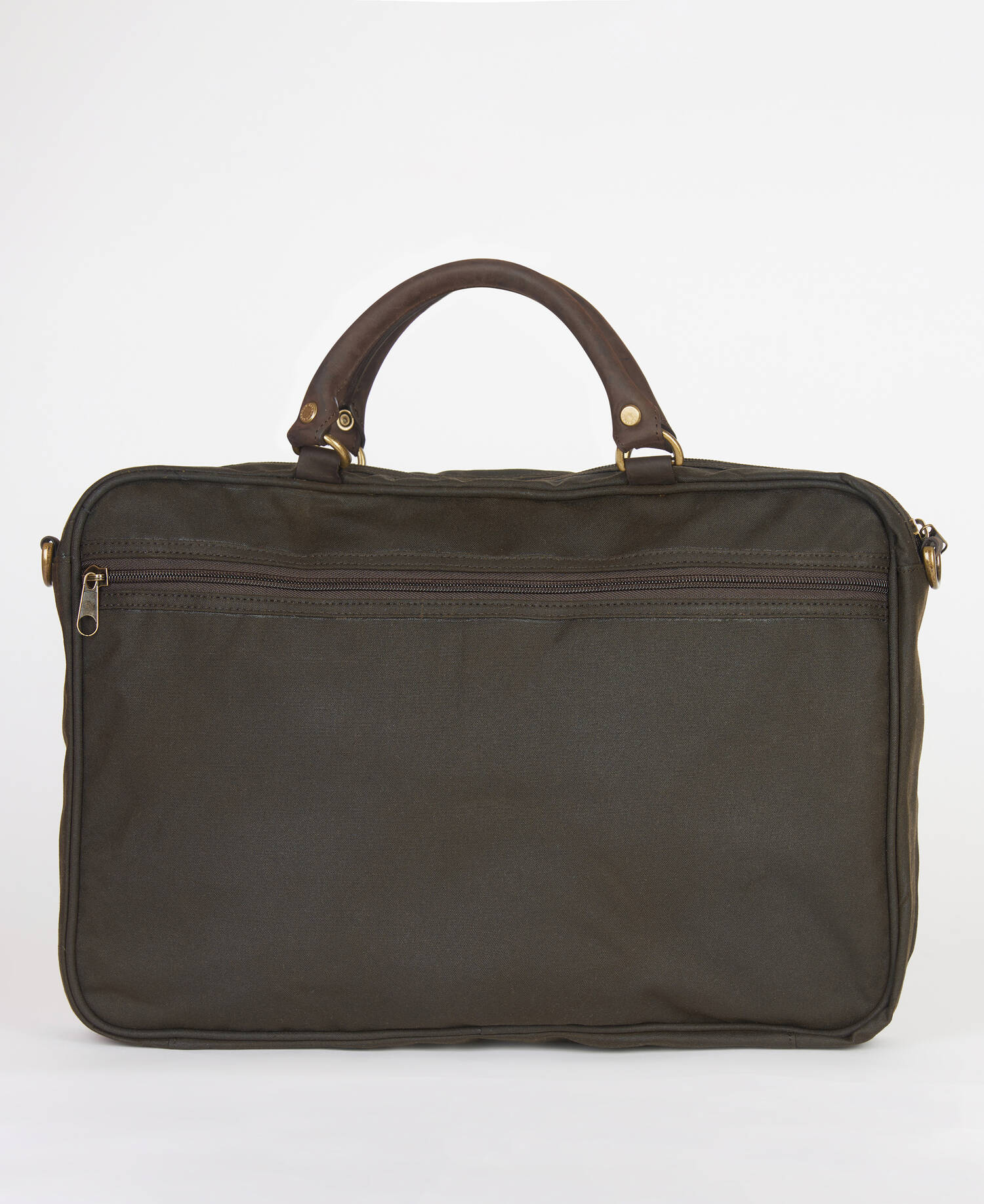 Waxed Leather Briefcase image number 2