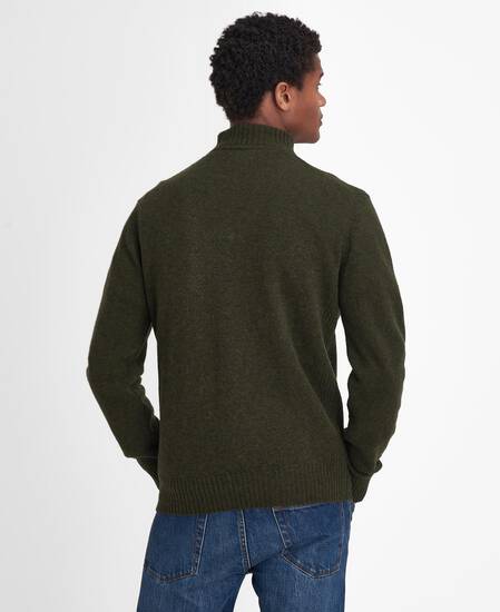Essential Half-Zip Jumper Seaweed