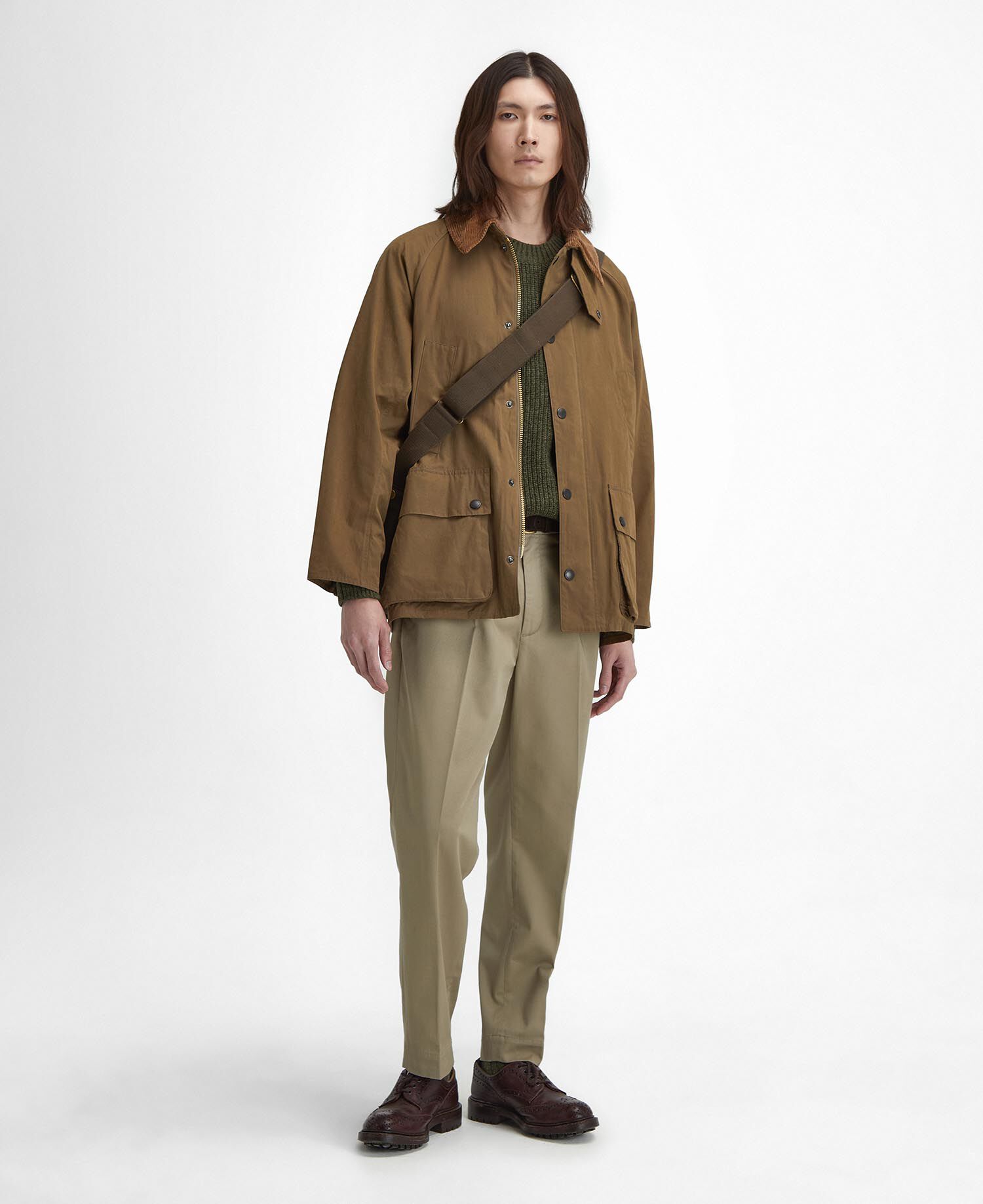 Buy Peached Oversized Bedale Casual Jacket for N/A 0.0 | BARBOUR_ROW