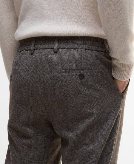 Pantaloni a quadri Kensington Brown