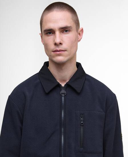 Albby Microfleece Overshirt Dark Navy