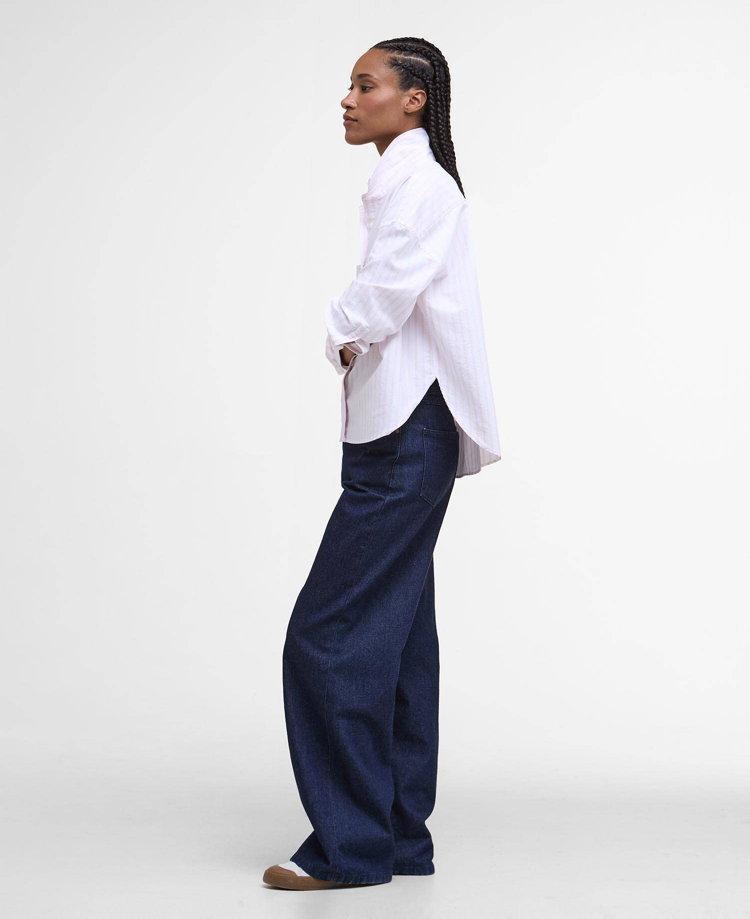 Camicia Lavensdale con motivo a righe dalla vestibilità comoda image number 1