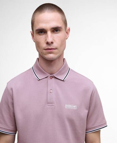 Evan Short-Sleeved Polo Shirt Elderberry Evan Short-Sleeved Polo Shirt Elderberry