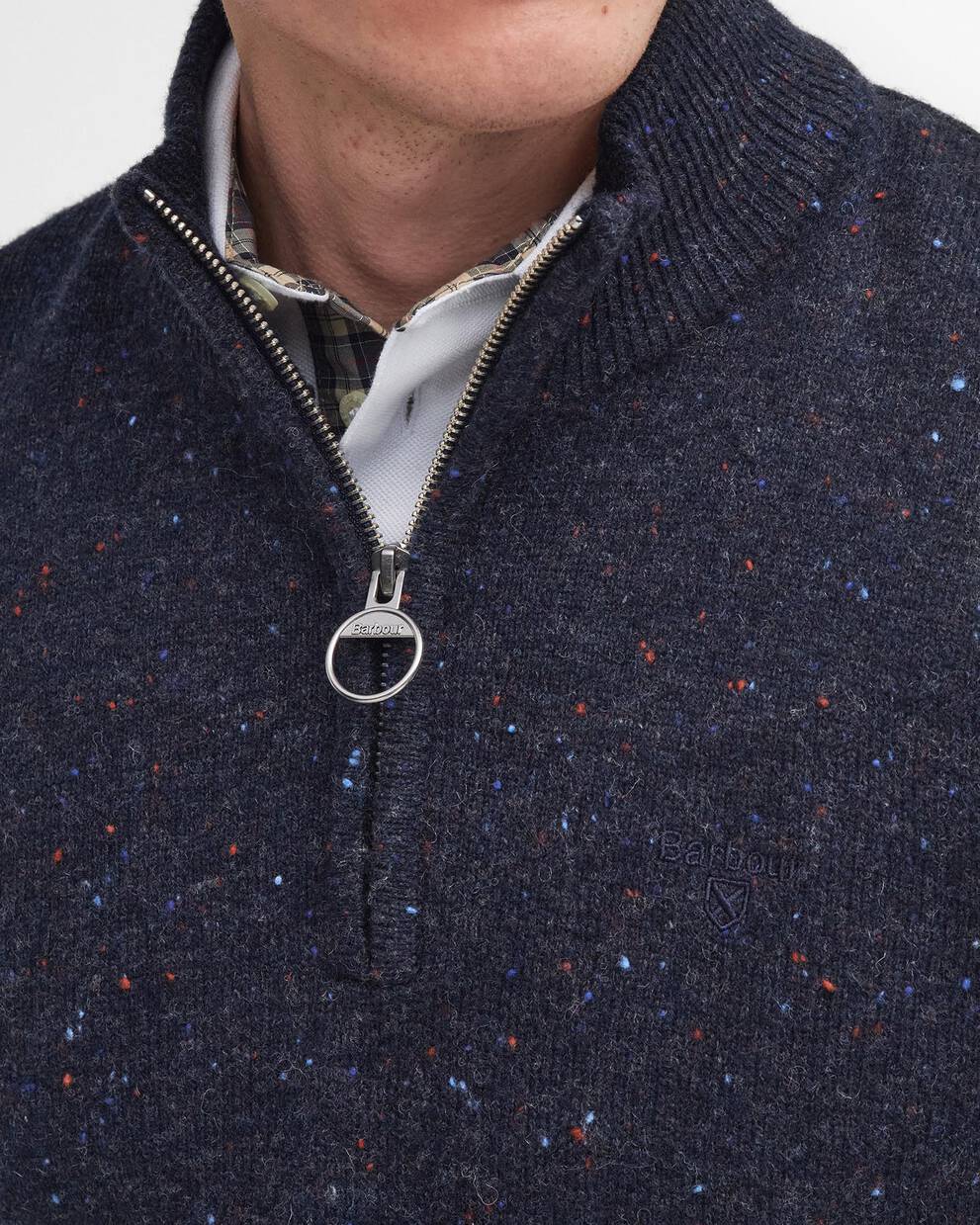 Maglione Tainsbury con zip corta