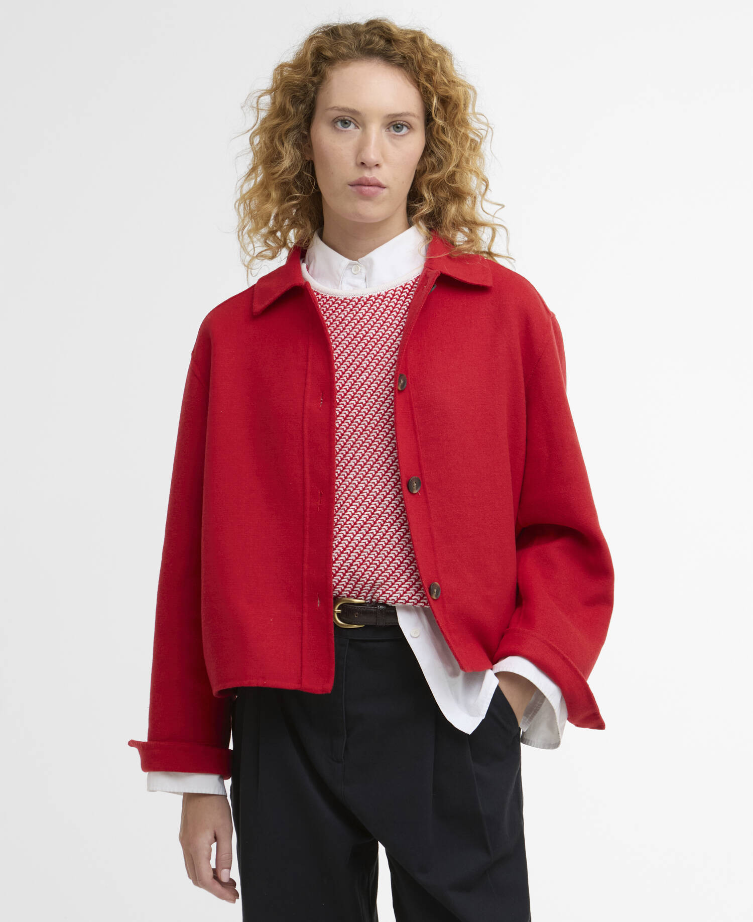 Amanda Overshirt Poppy Red image number 0