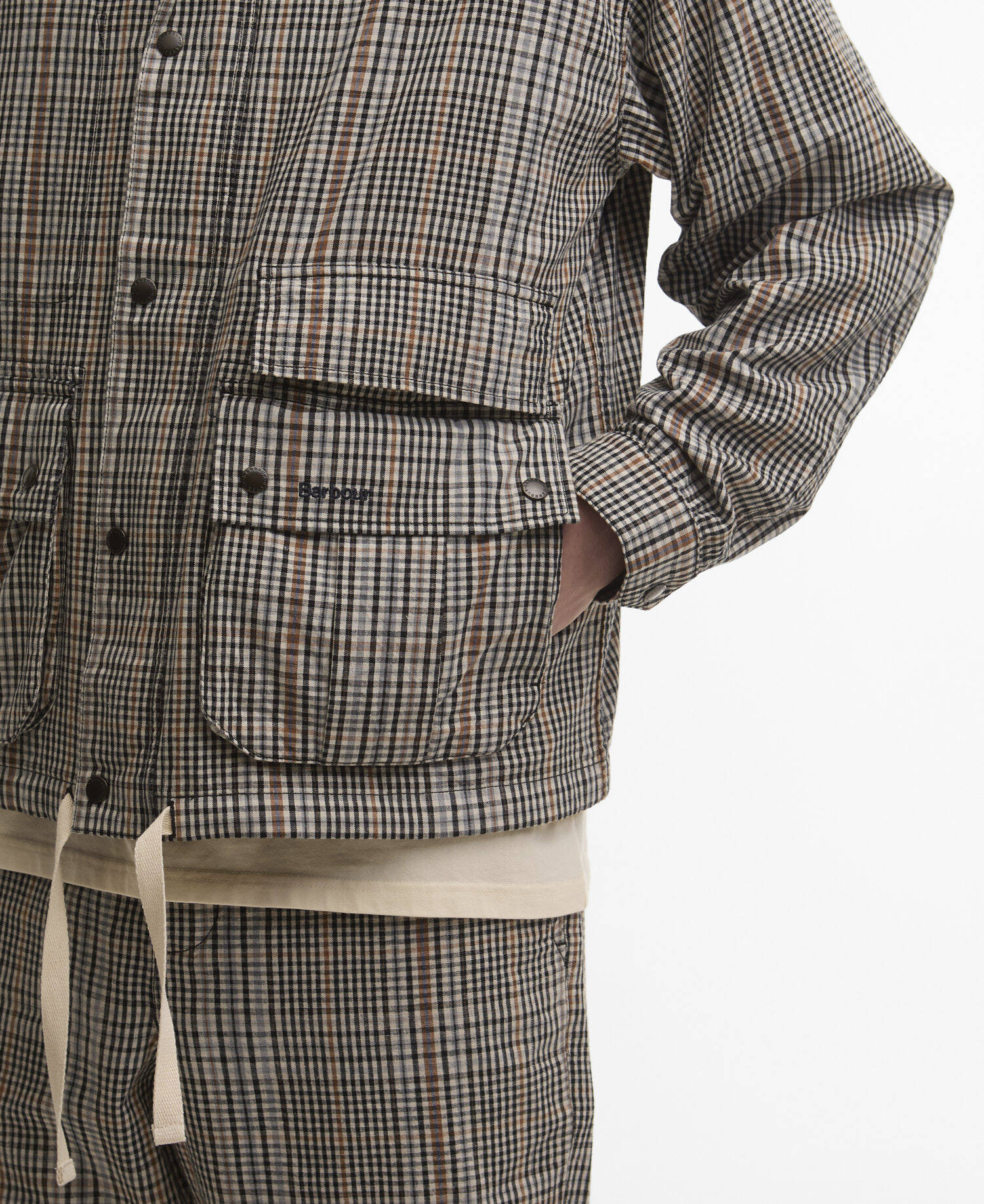 Westoe Check Casual Jacket Neutral Check image number 4