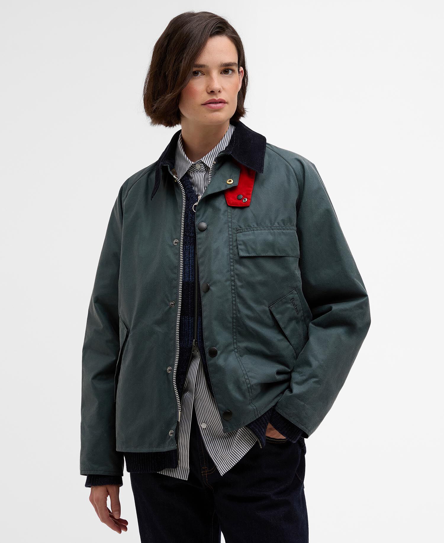 Buy Paul Smith loves Barbour Transport Waxed Jacket for USD