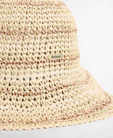 Kelley Crochet Bucket Hat Natural