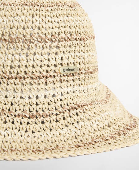 Kelley Crochet Bucket Hat Natural