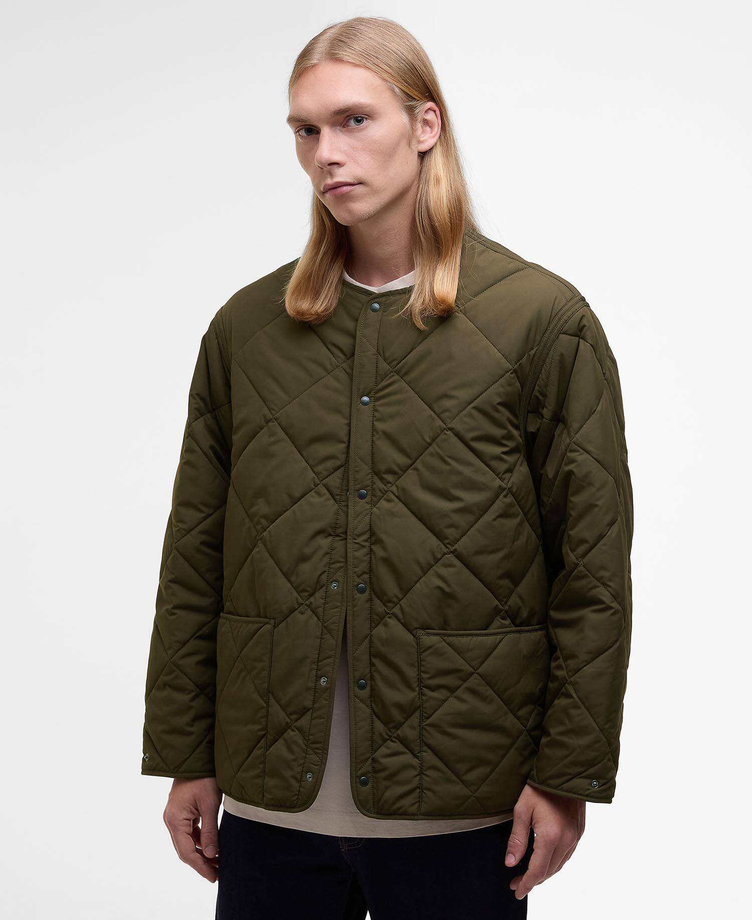 Giacca trapuntata Barbour x Kaptain Sunshine Khaki Brown image number 0