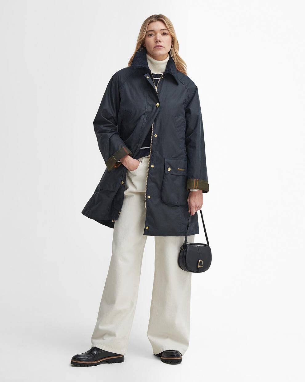 Long Beadnell Waxed Jacket