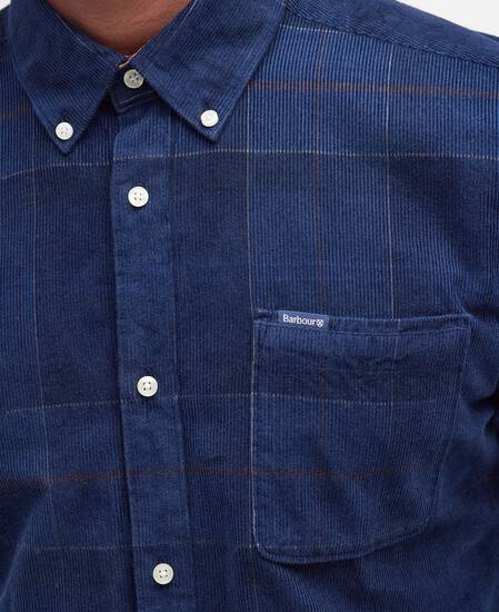 Blair Tailored Long-Sleeved Shirt Midnight Tartan
