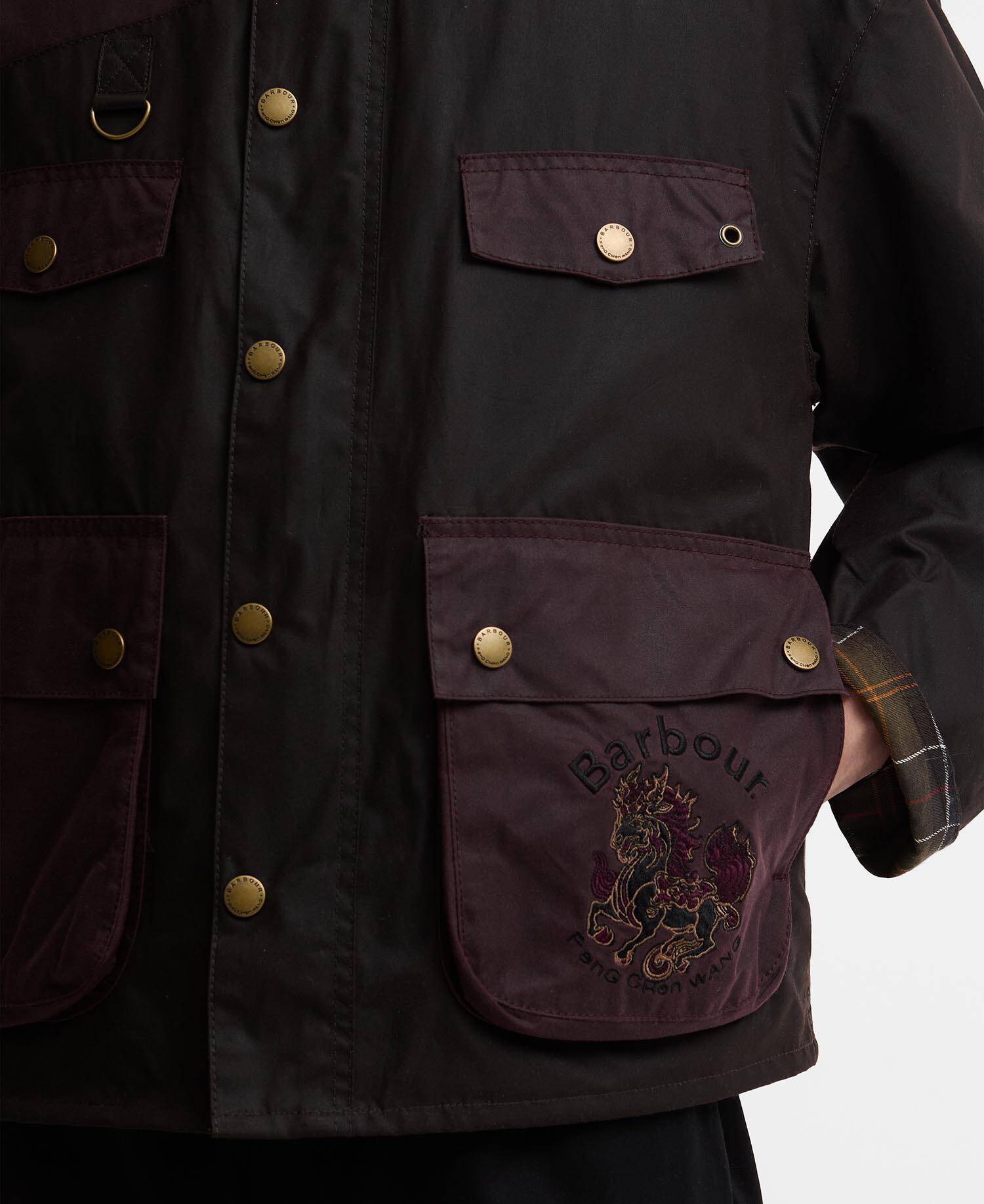 Giacca cerata Porter Barbour x Feng Chen Rustic image number 7
