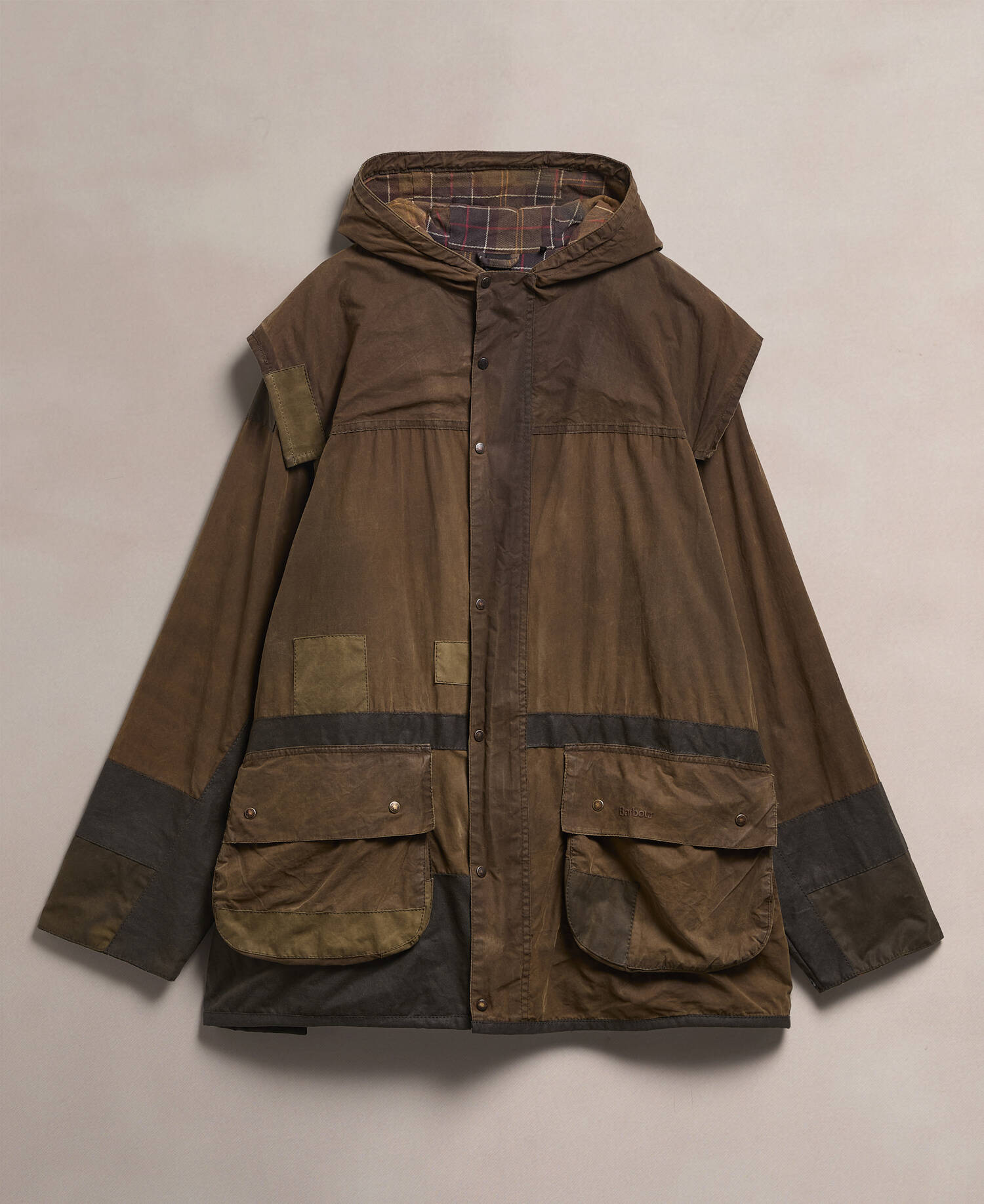 Barbour Re-Loved Men's Durham Waxed Jacket image number 0