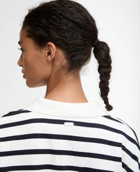 T-Shirt Inez Striped Cloud / Dark Navy Stripe