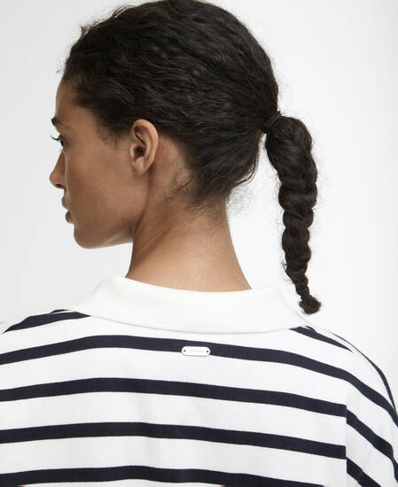 Inez Striped T-Shirts Cloud / Dark Navy Stripe