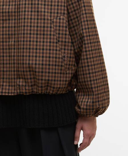 Audrey Showerproof Jacket Vicuna Gingham Check