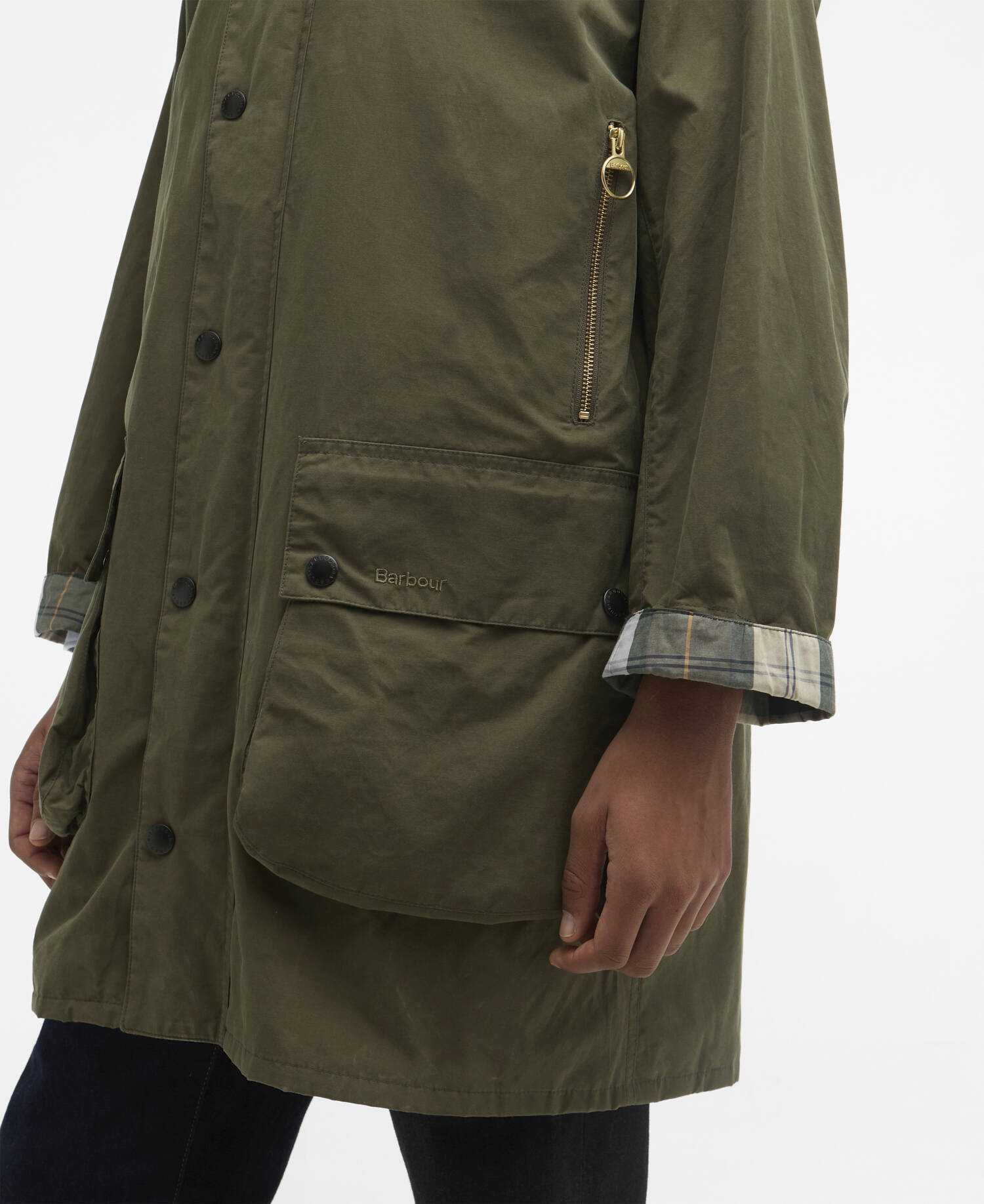 Icons Border Casual Jacket Ivy Green image number 5