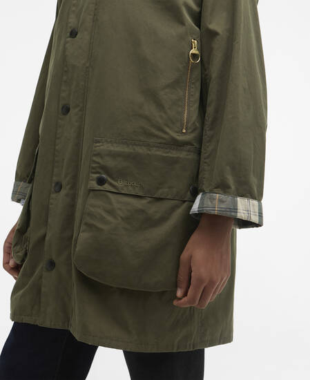 Icons Border Casual Jacket Ivy Green
