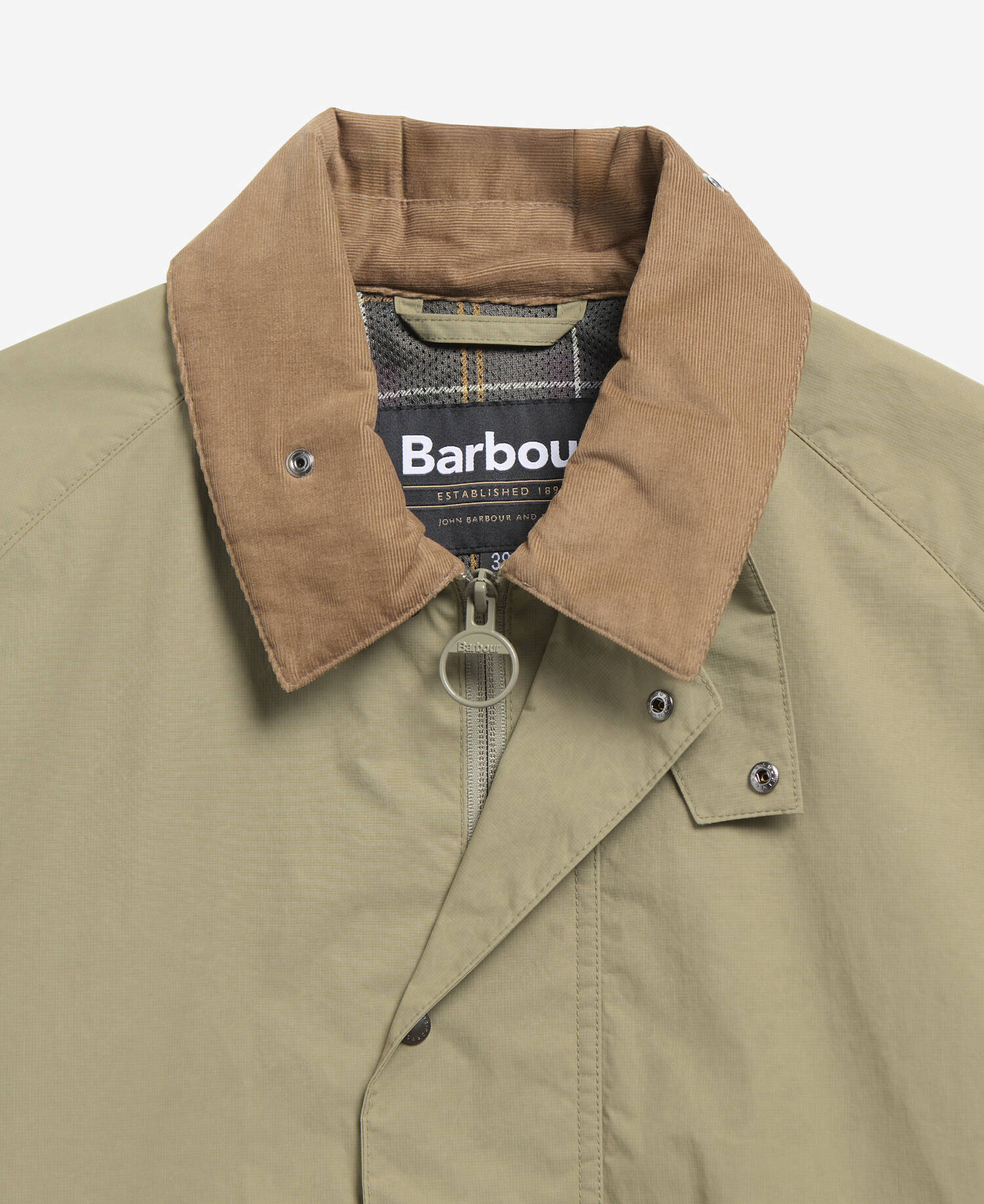 Ripstop Transport Showerproof Jacket Bleached Olive image number 7