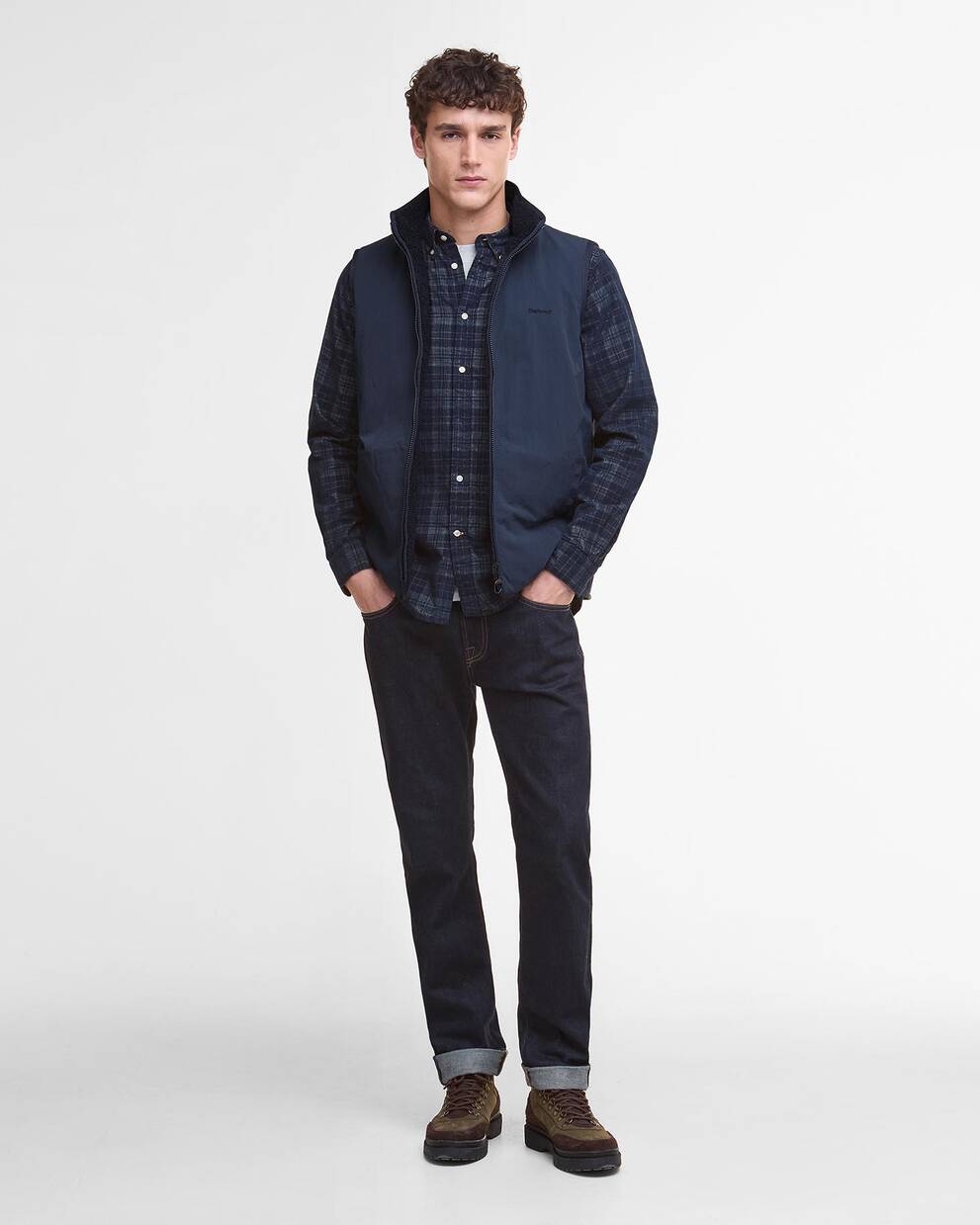 Gilet in pile reversibile