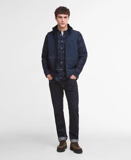 Reversible Fleece Gilet Navy
