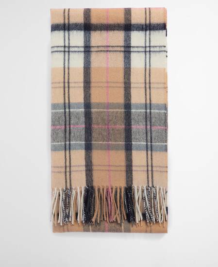 Serena Tartan Lambswool Scarf Dress/Hessian