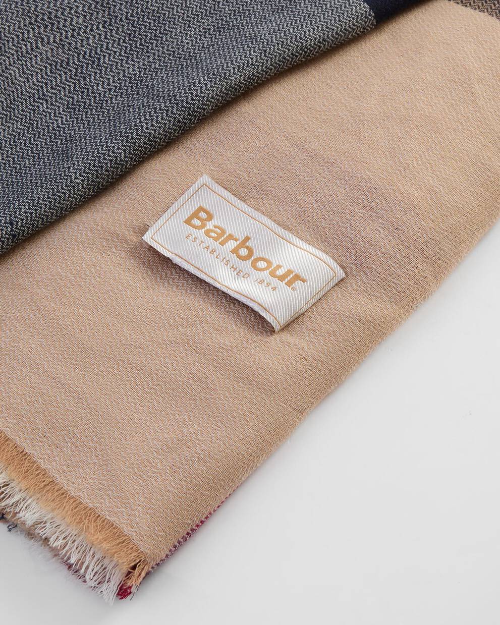 Saffron Tartan Lambswool Scarf