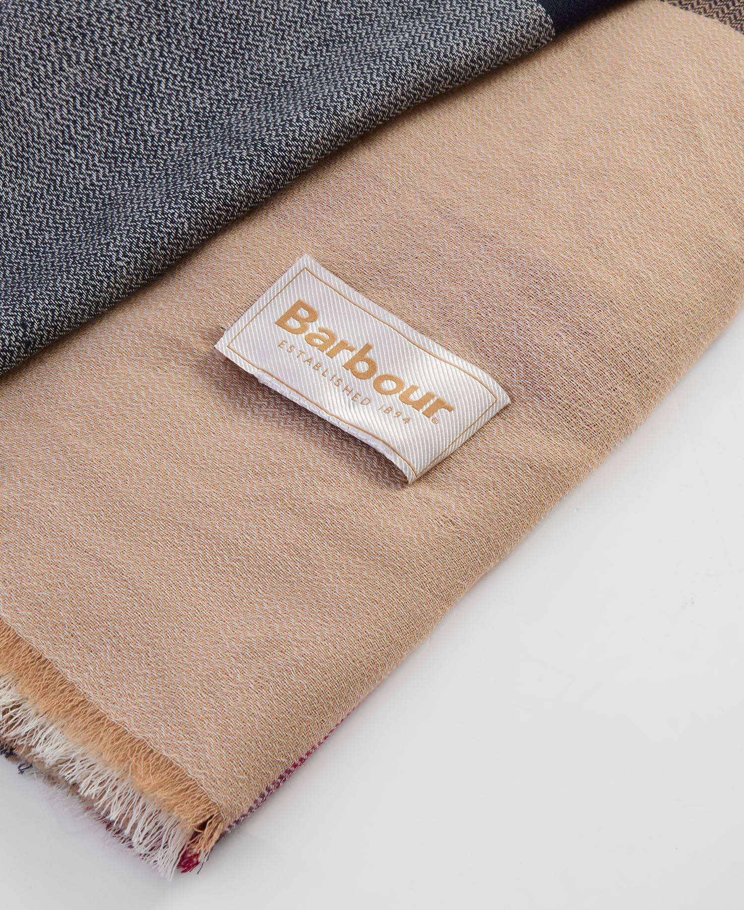 Saffron Tartan Lambswool Scarf image number 2