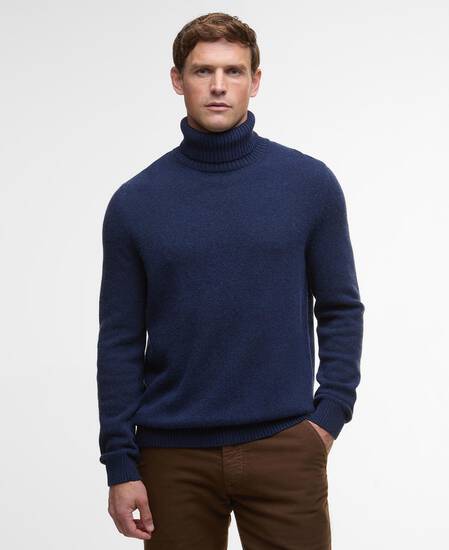 Kelp Roll-Neck Jumper Navy
