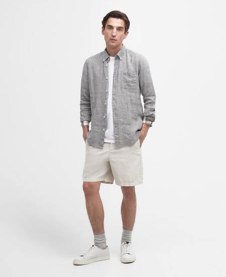 Camicia sartoriale di lino Linton 