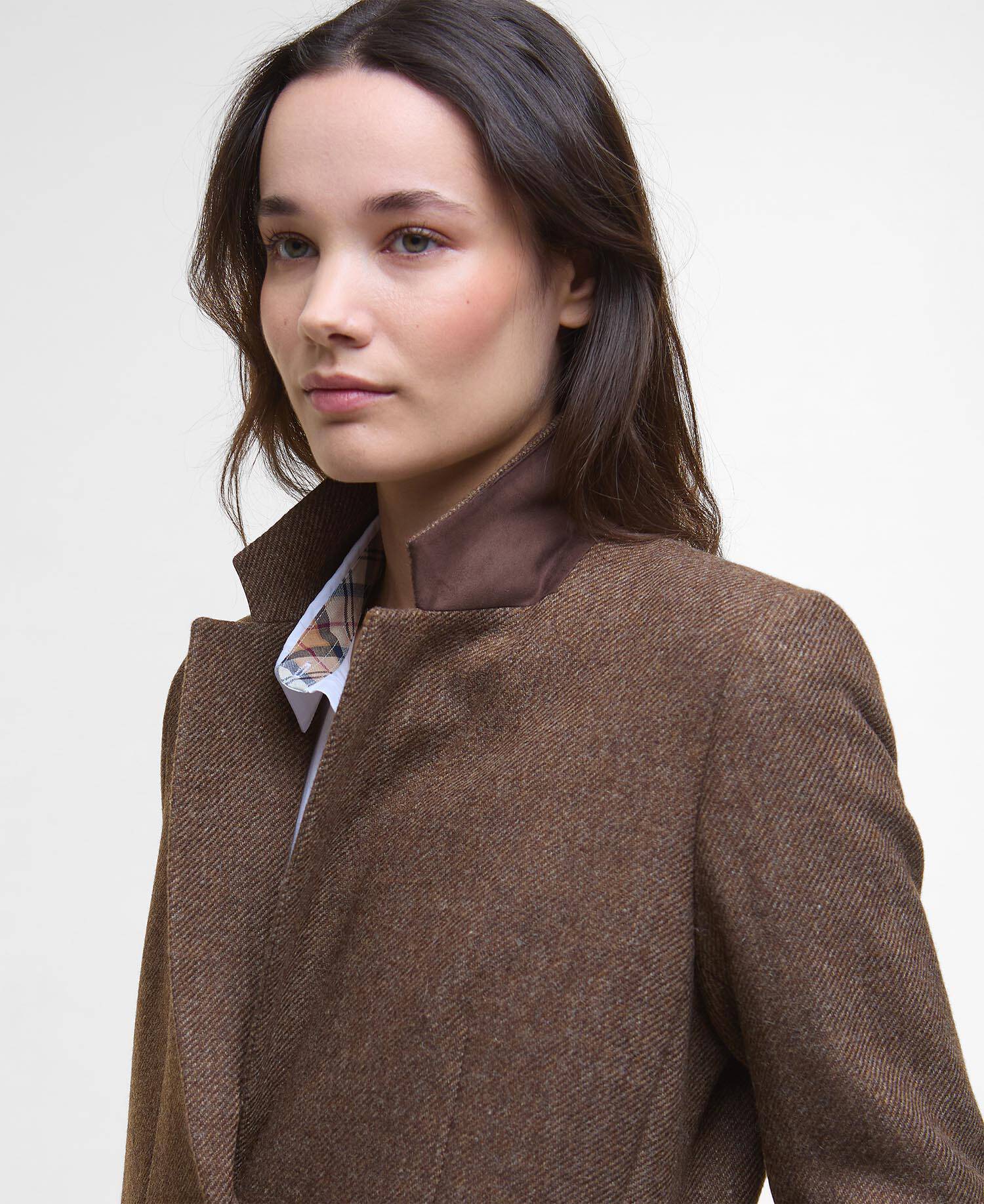 Blazer in lana leggermente aderente Elm image number 3