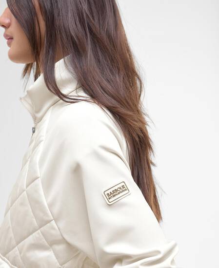 Ebony Quilted Sweatshirt Neutral