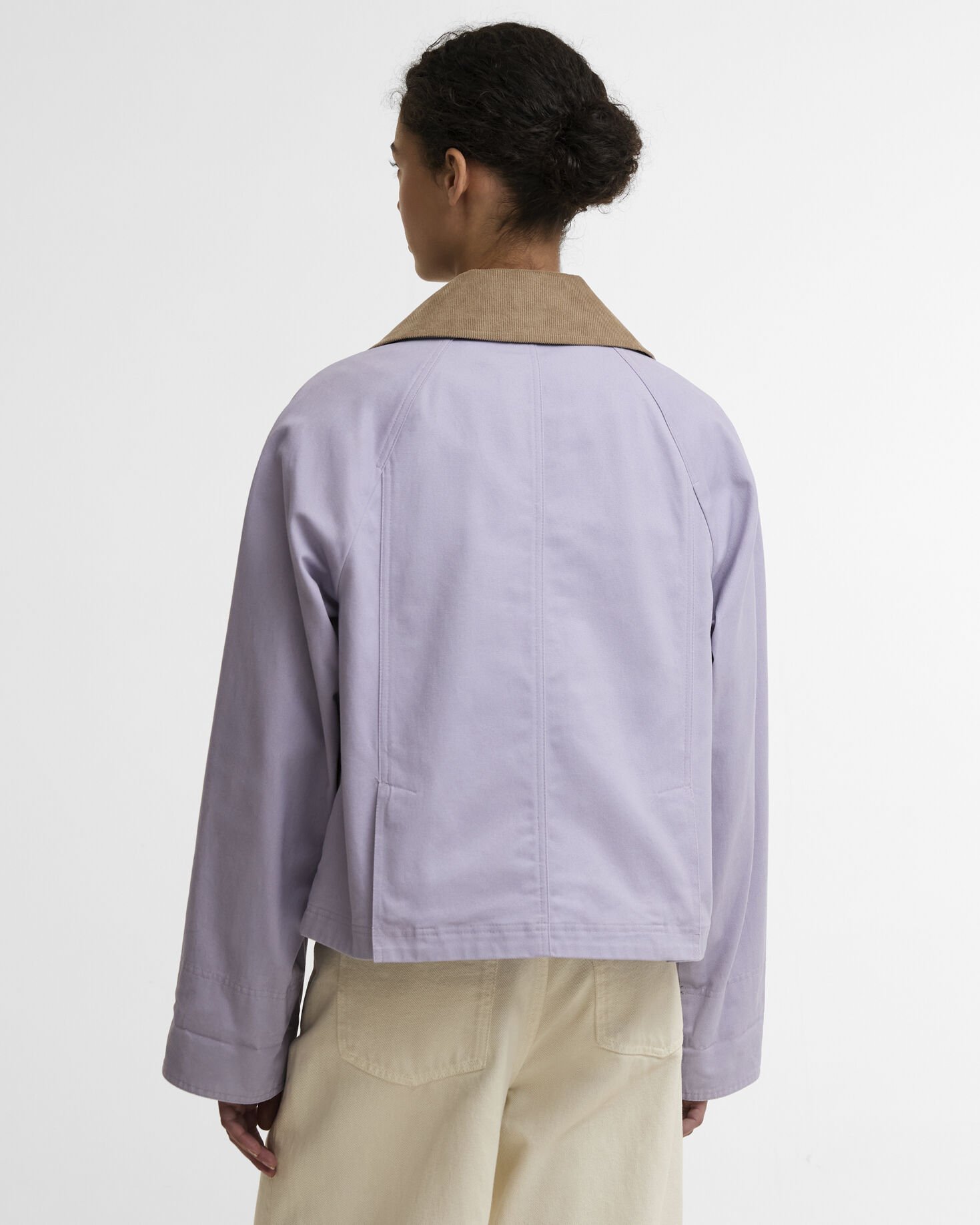 Cropped Beadnell Casual Jacket Heather Mist/Ancient/Timberwolf