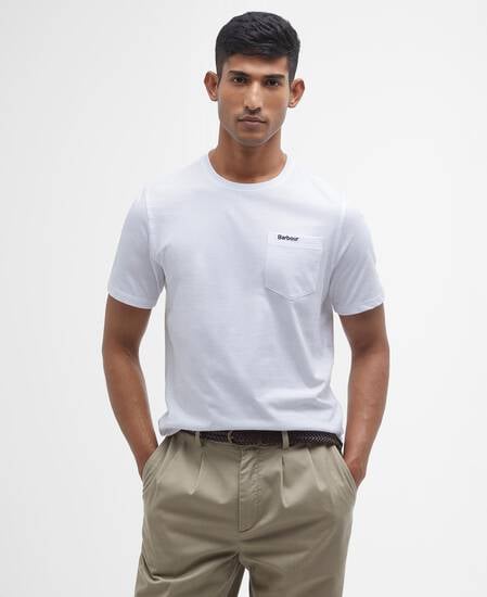 Langdon Pocket T-Shirt Classic White