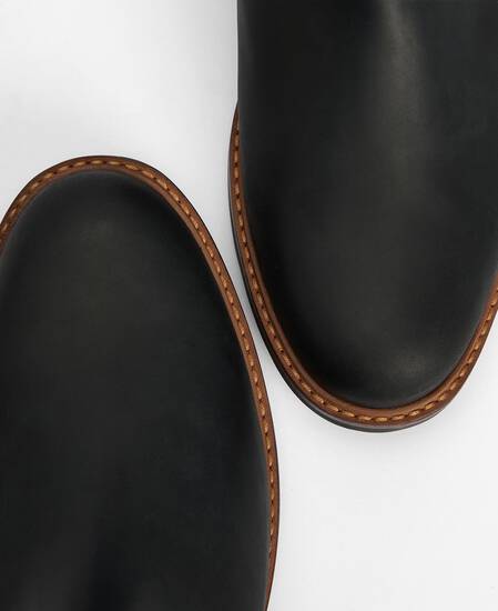 Farsley Chelsea Boots Classic Black