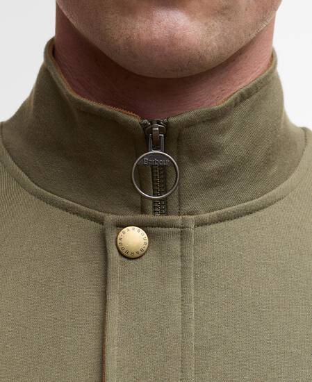 Haddon Half-Zip Sweatshirt Olive