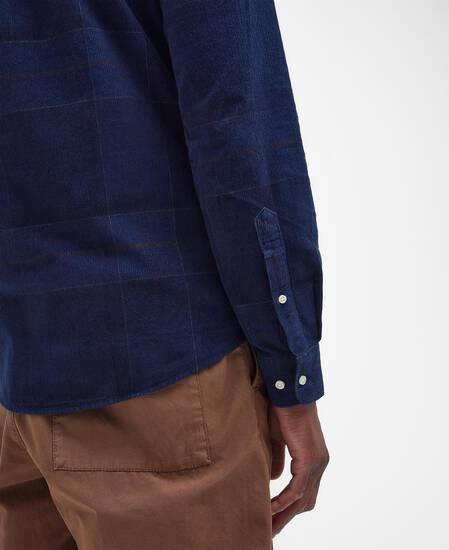Blair Tailored Long-Sleeved Shirt Midnight Tartan