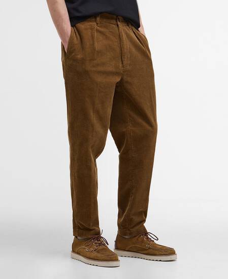 Cordhose Elmbank Oversized Beige
