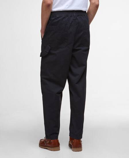 Harton Relaxed Slub Trousers Dark Navy Harton Relaxed Slub Trousers Dark Navy