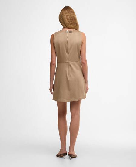 Nia Mini Dress Dark Cement