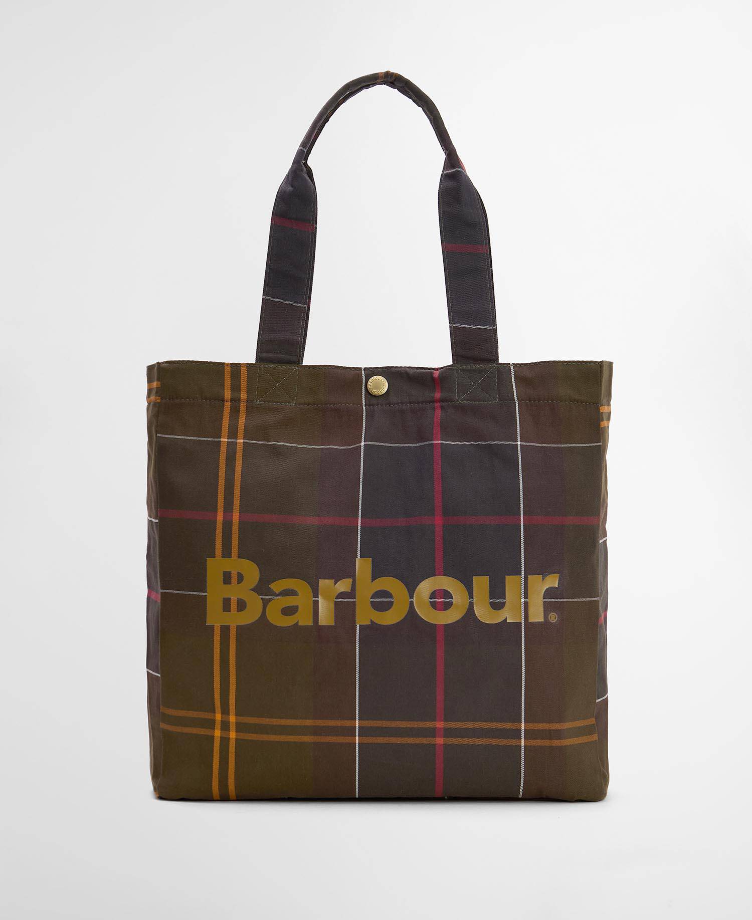 Borsa tote Telfield in tartan image number 0