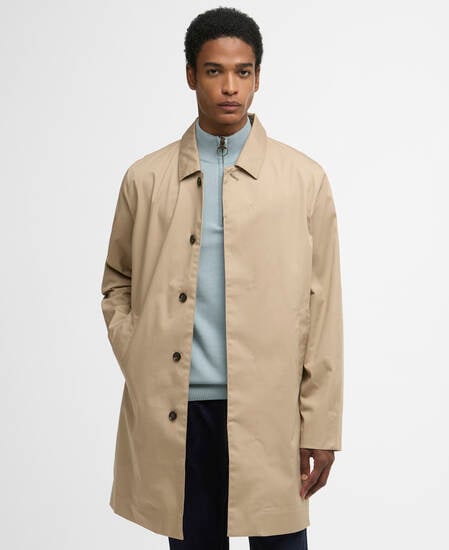 Rokig Lightweight Mac Jacket Washed Stone/Highland Loch