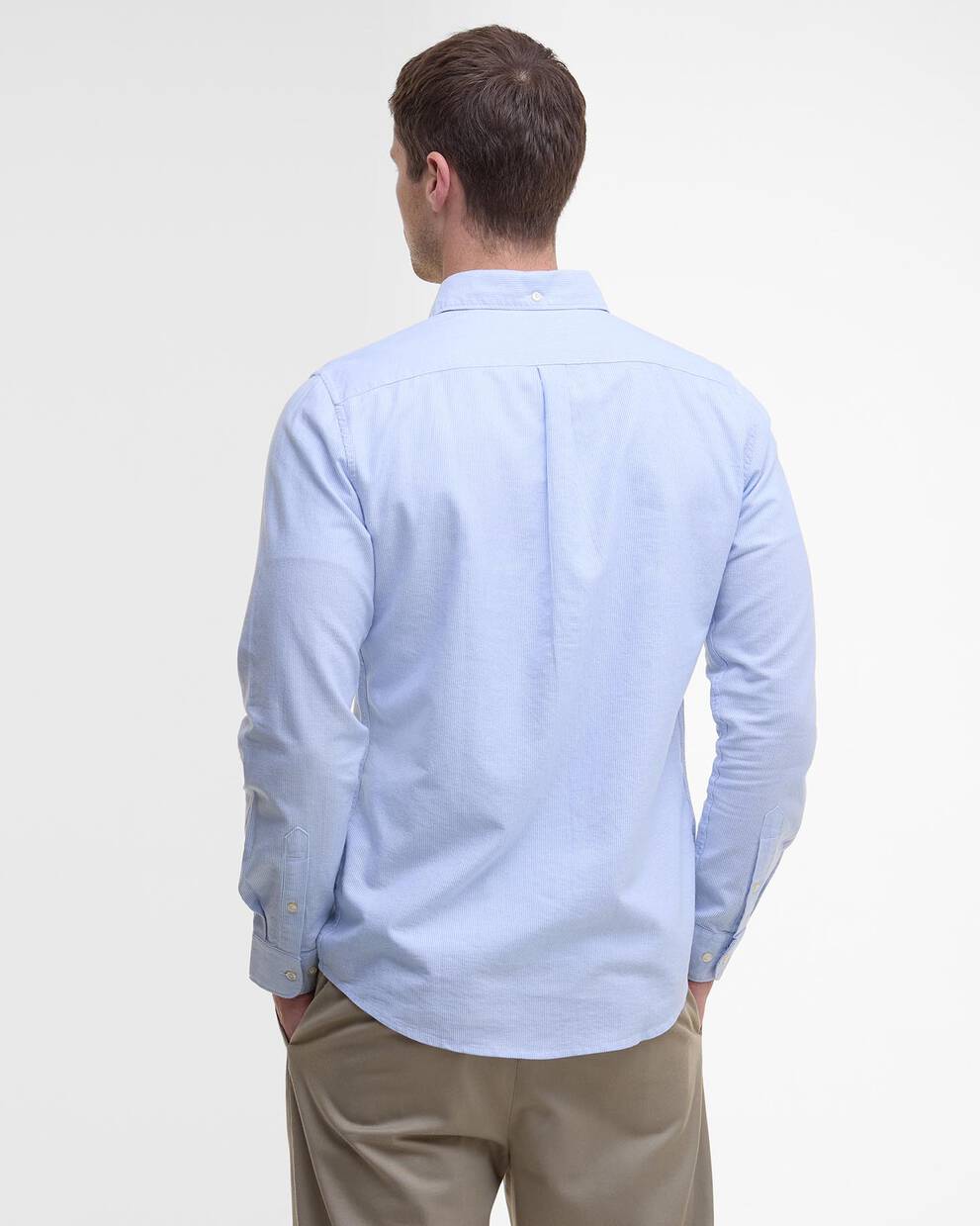 Striped Oxford Tailored Long-Sleeved Shirt