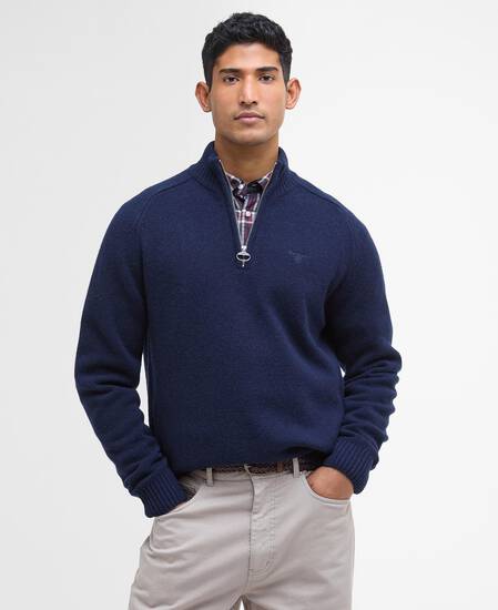 Grangetown Half-Zip Jumper Navy