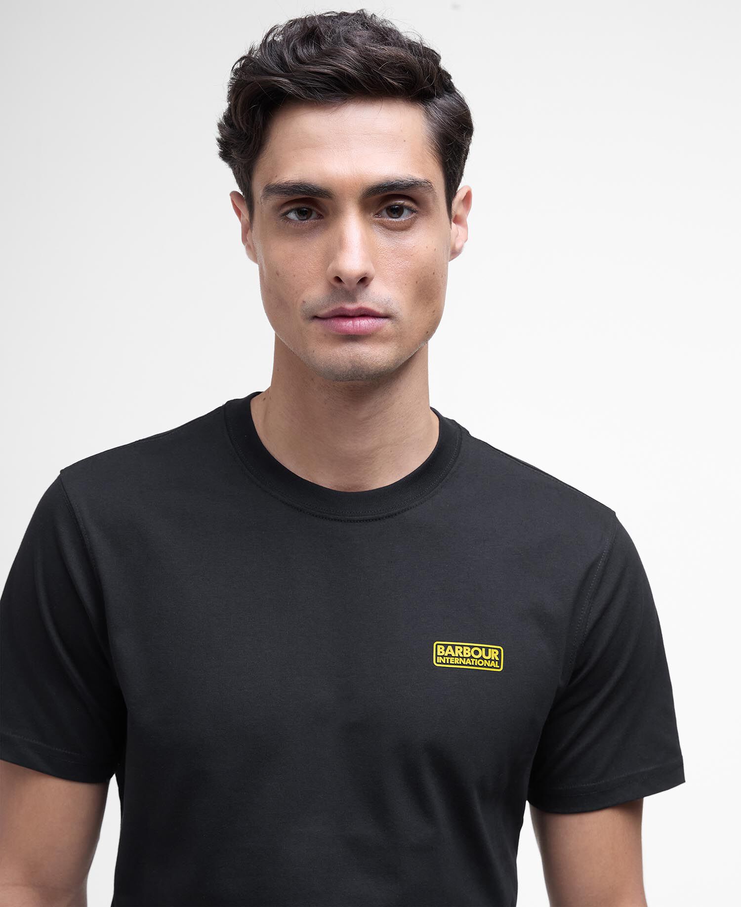 Small Logo T-Shirt Black-Yellow