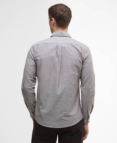 Marsden Tailored Long-Sleeved Shirt Dark Oak
