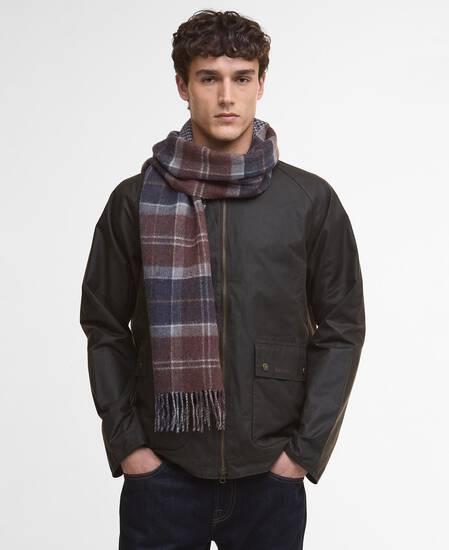 Sciarpa reversibile in lana d'agnello Dramside Midnight Oak Tartan Sciarpa reversibile in lana d'agnello Dramside Midnight Oak Tartan
