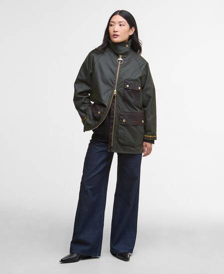 Wachsjacke Luella Fern/Ancient Tartan